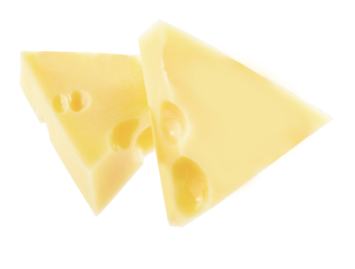 Käse Stücke & Segmente